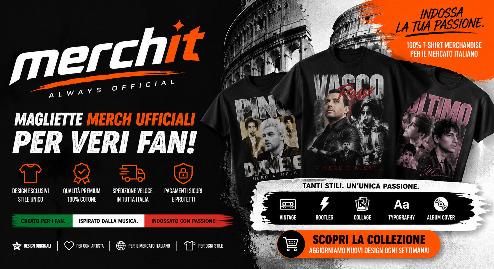 Banner for Artist Merch ITA